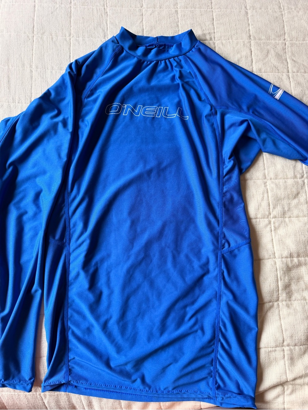 O'Neill Bright Blue Performance Rash Guard - Picture 2 of 3
